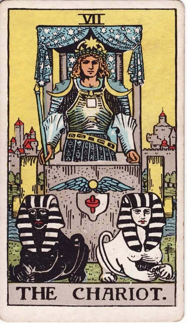 The Chariot tarot card